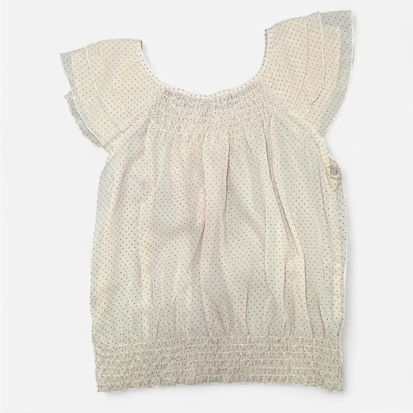 Cream Polka Dot Blouse - Picture 2 of 7